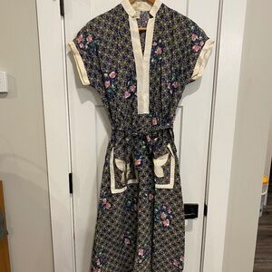 Vintage 1940s Maternity Dress